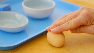 Peeling A Hard Boiled Egg by Jeanne Marie Paynel